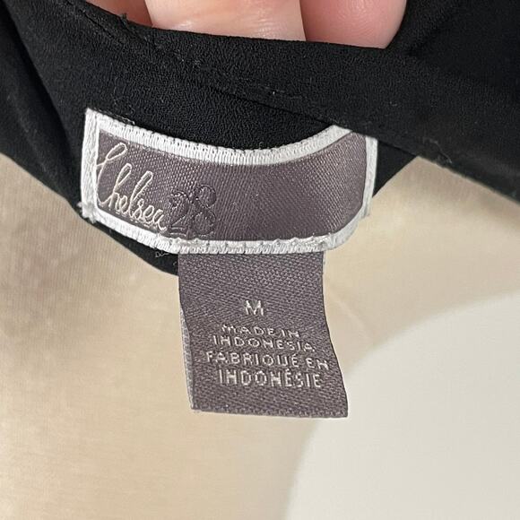 Chelsea 28 • Black Romper Bell Sleeves Lace Up Neckline - Picture 7 of 8